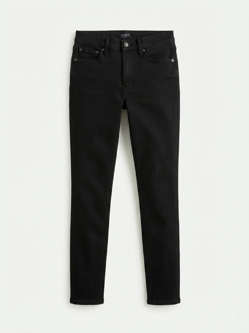 J.Crew Womens Size 27 Black 9 Mid-Rise Skinny Jeans Stretch Denim Casual